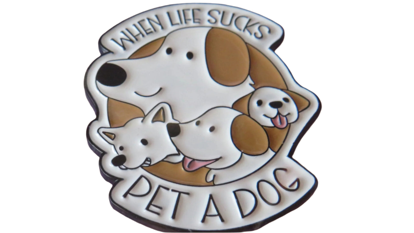 Dog Enamel Pin