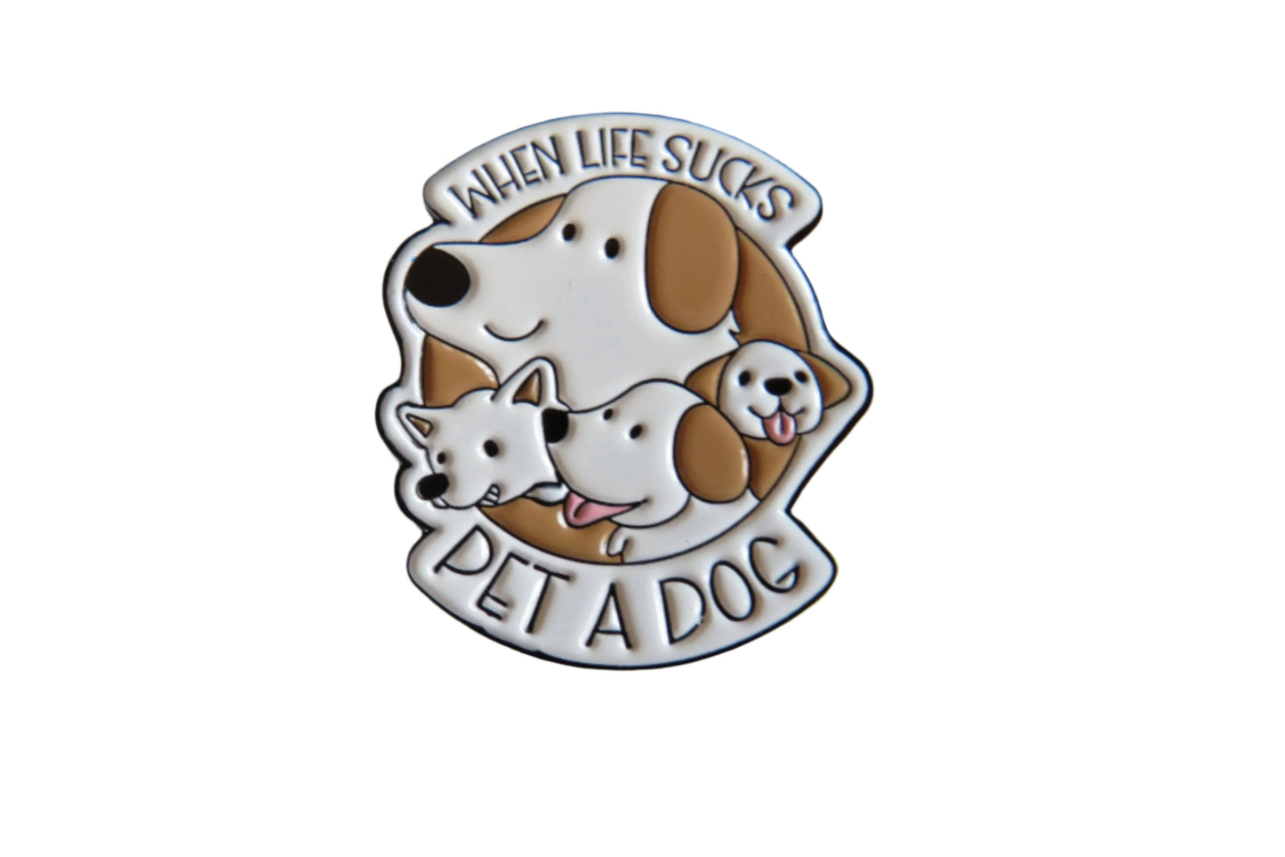 Dog Enamel Pin