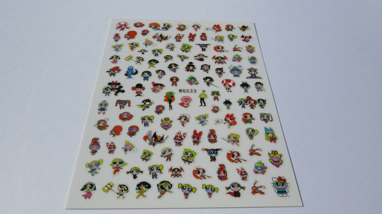 PP Nail Art Stickers