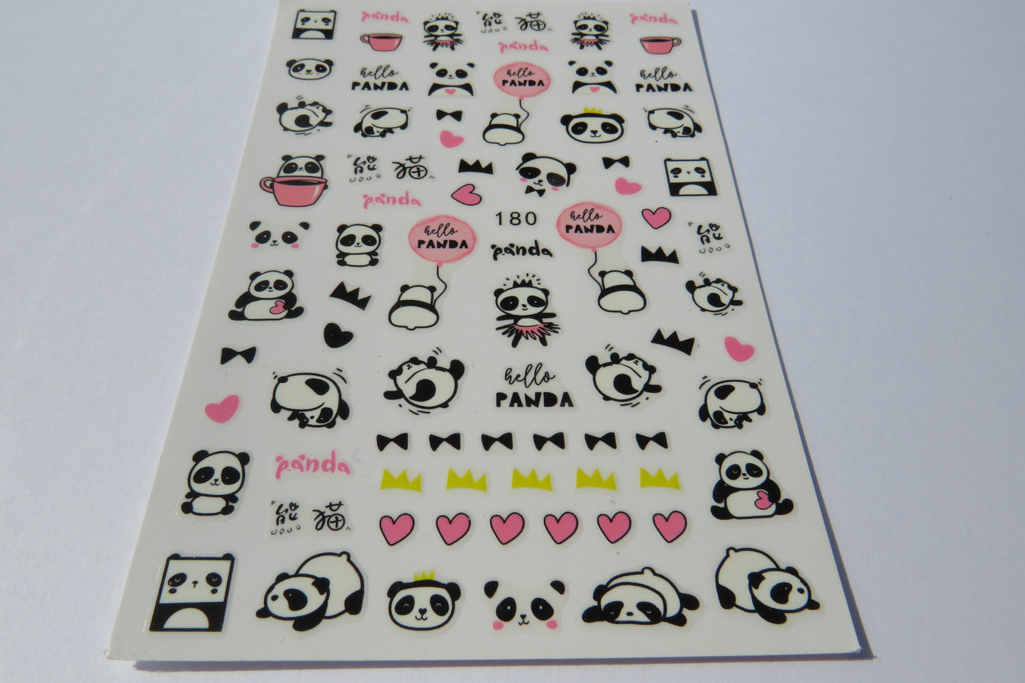 Panda Nail Art Stickers