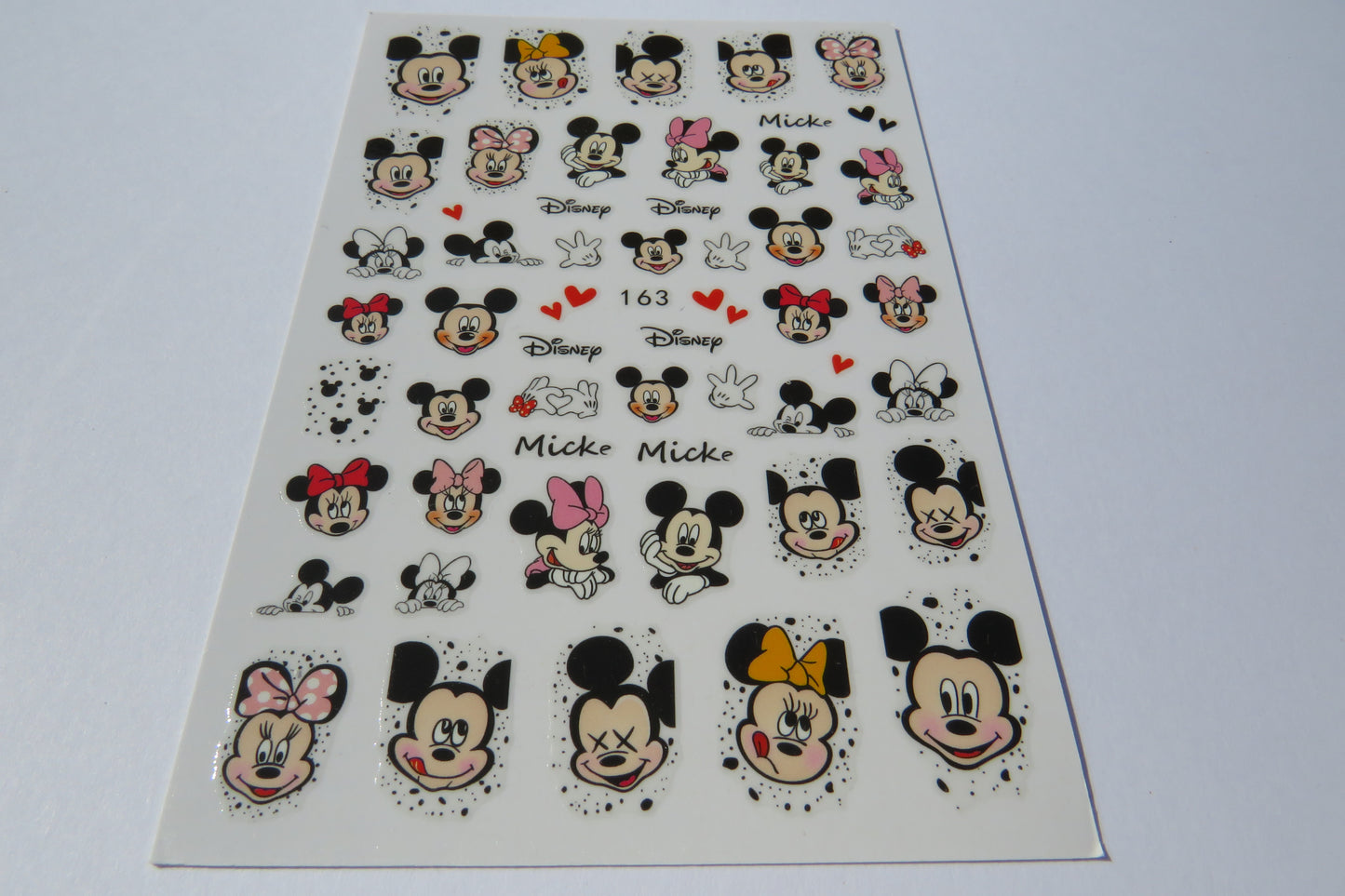 Mickey Nail Stickers
