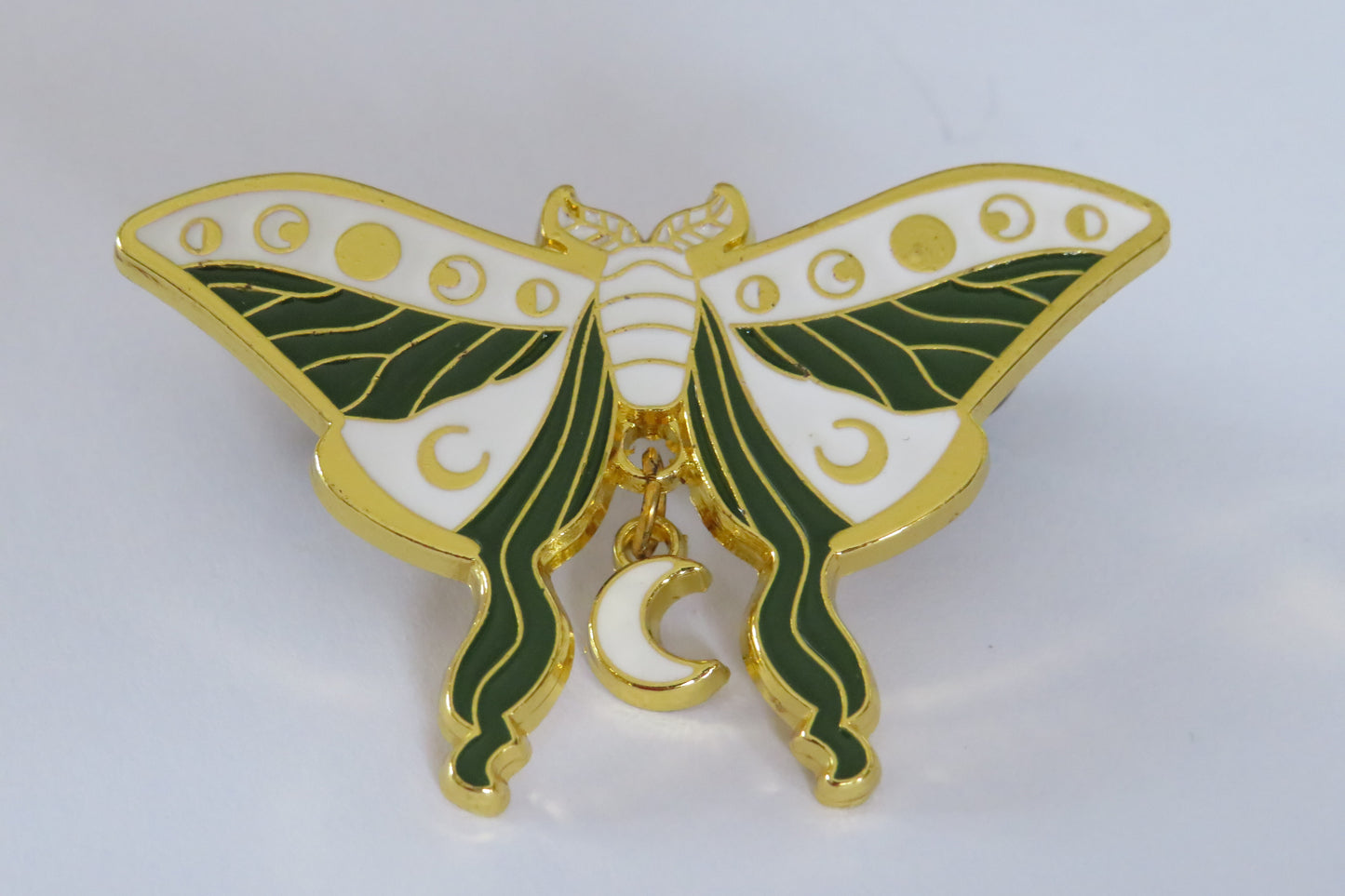 Moth Pin Blue or White