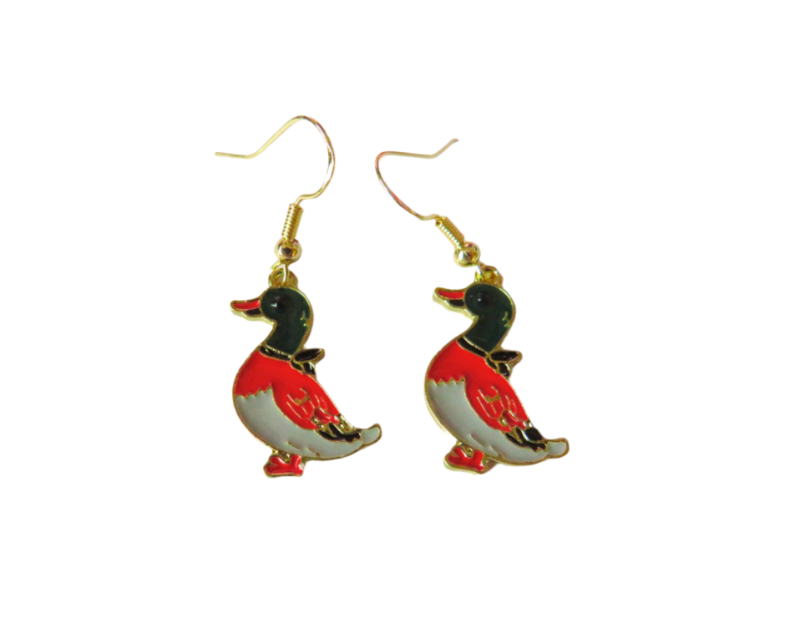 Duck Earrings