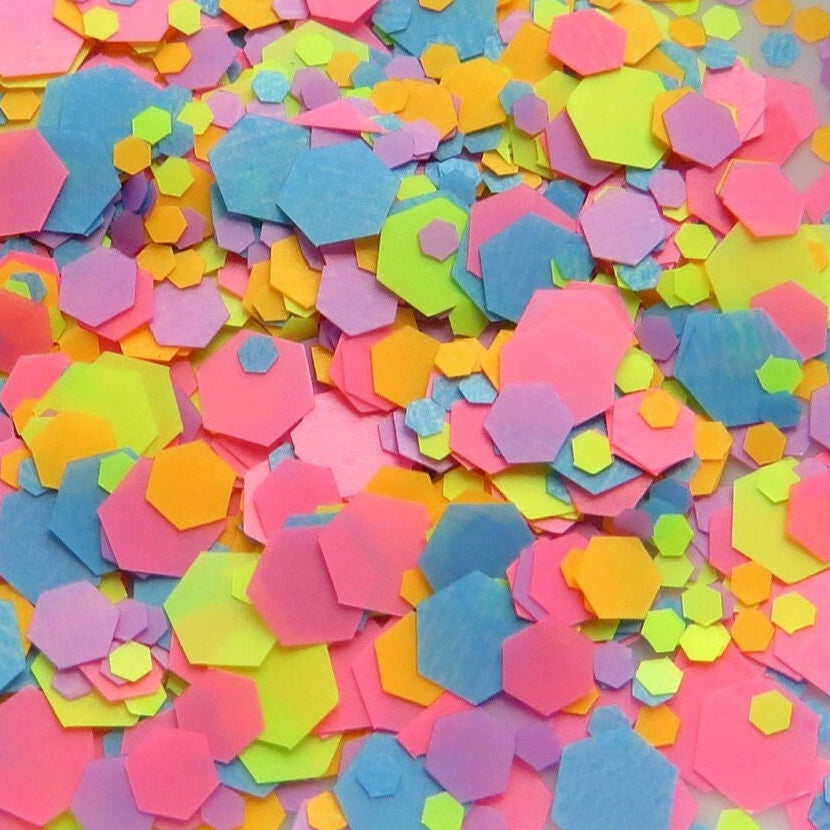 Hexagon Confetti Mix