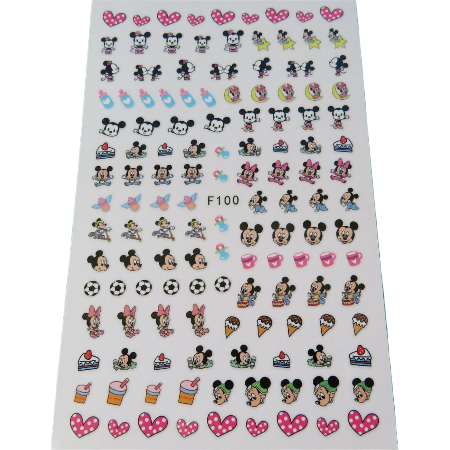 Mickey Nail Art Stickers