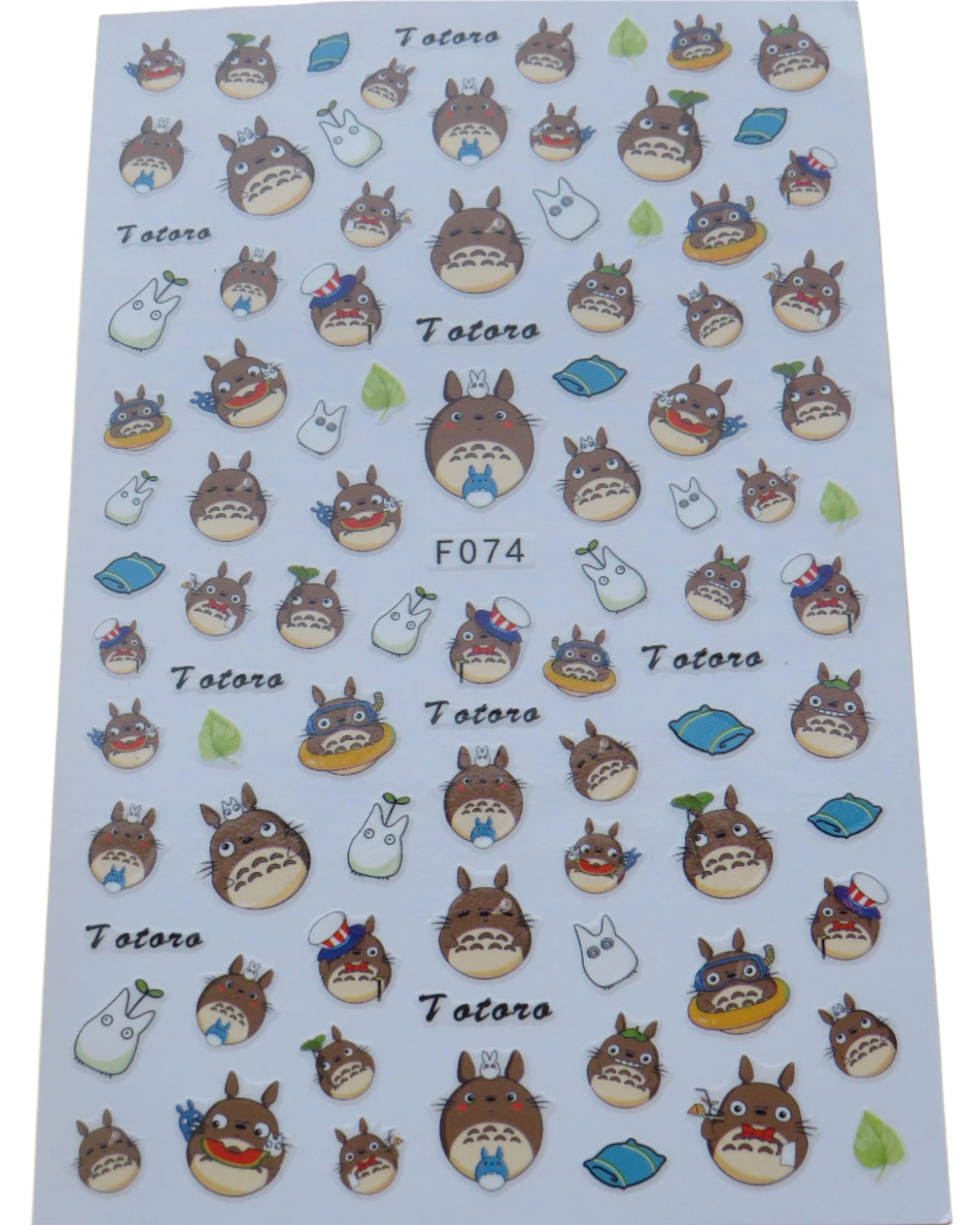 Totoro Nail Art Stickers