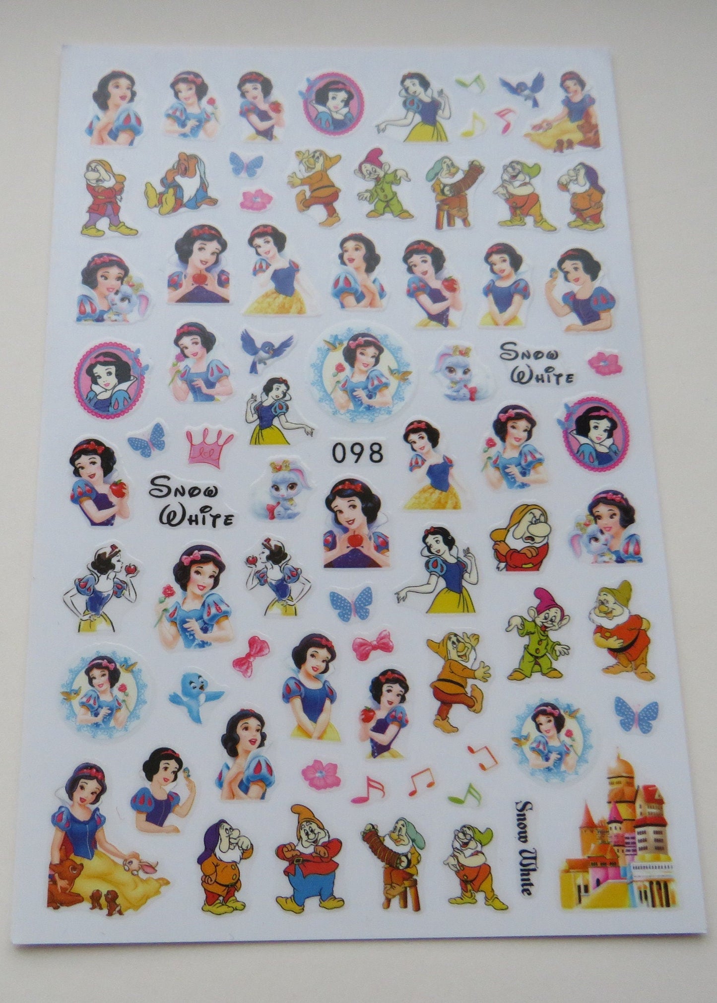 Snow White Nail Stickers