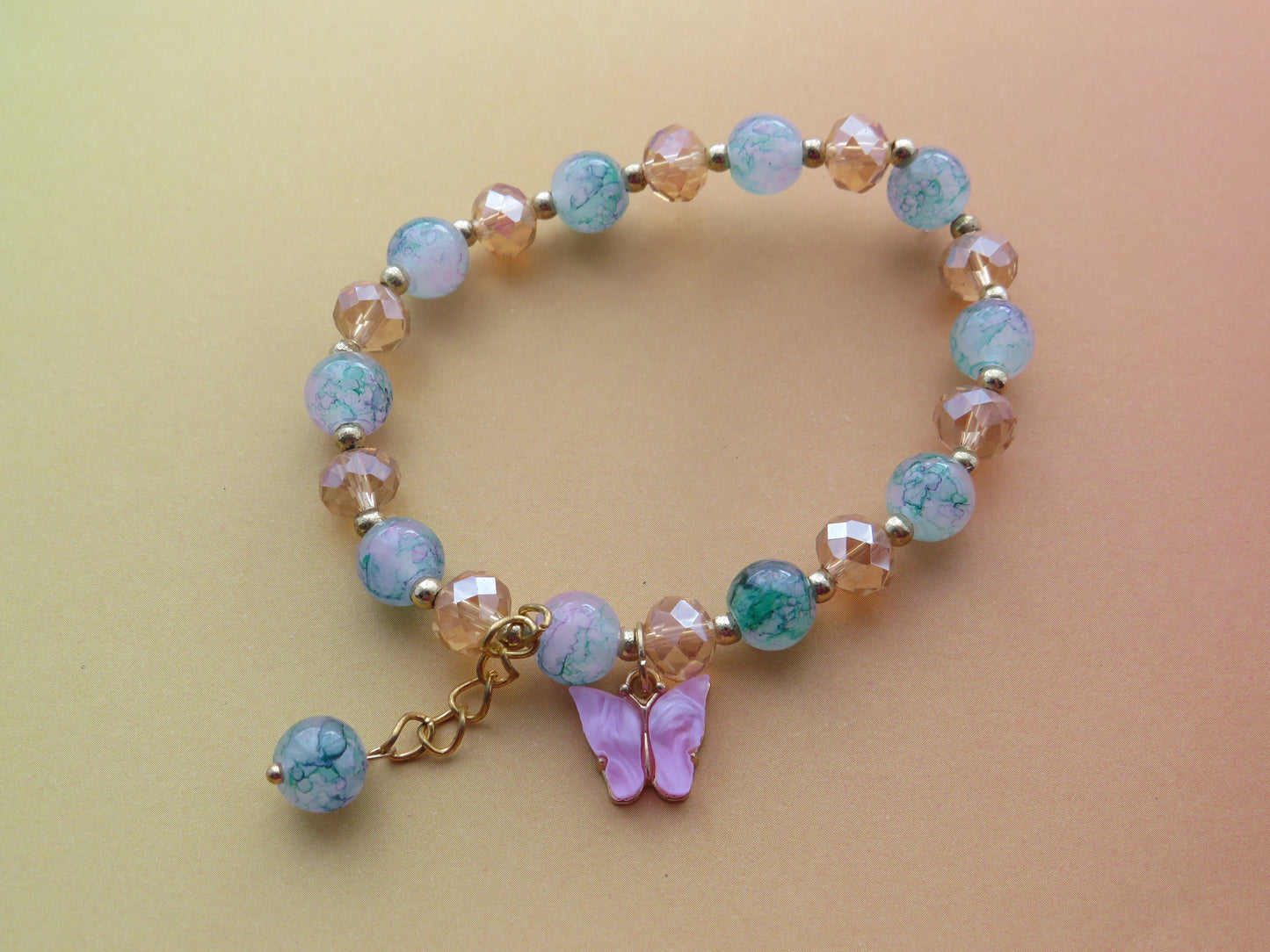 New Blue Butterfly Bracelet