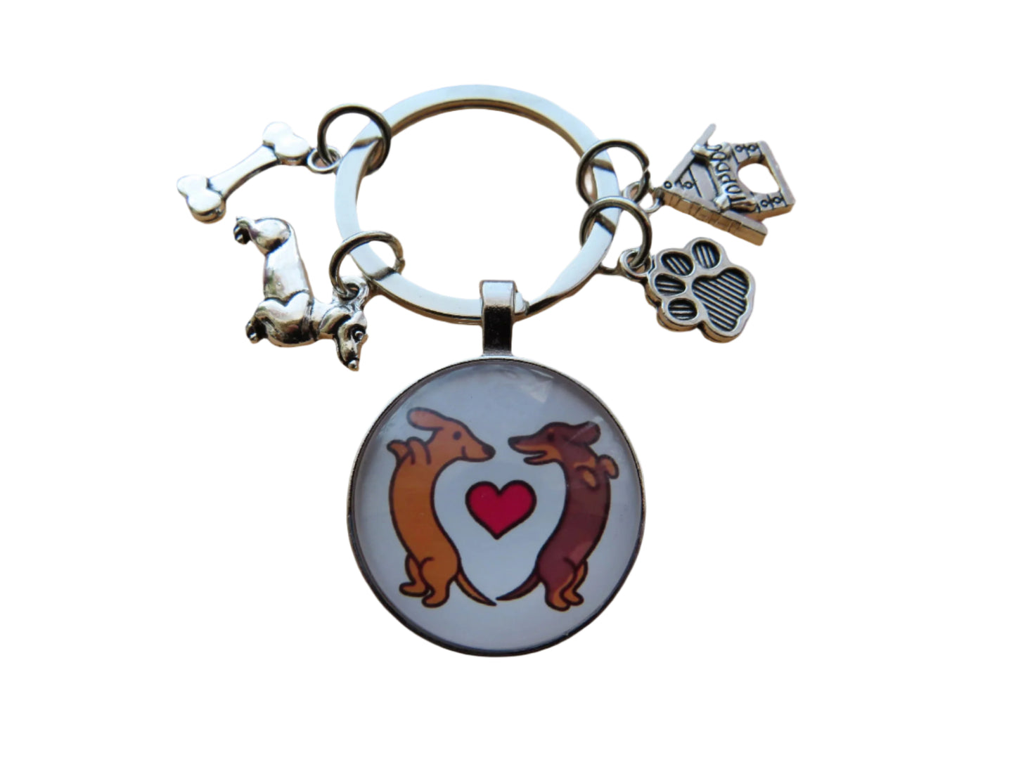 Dachshund Keyring