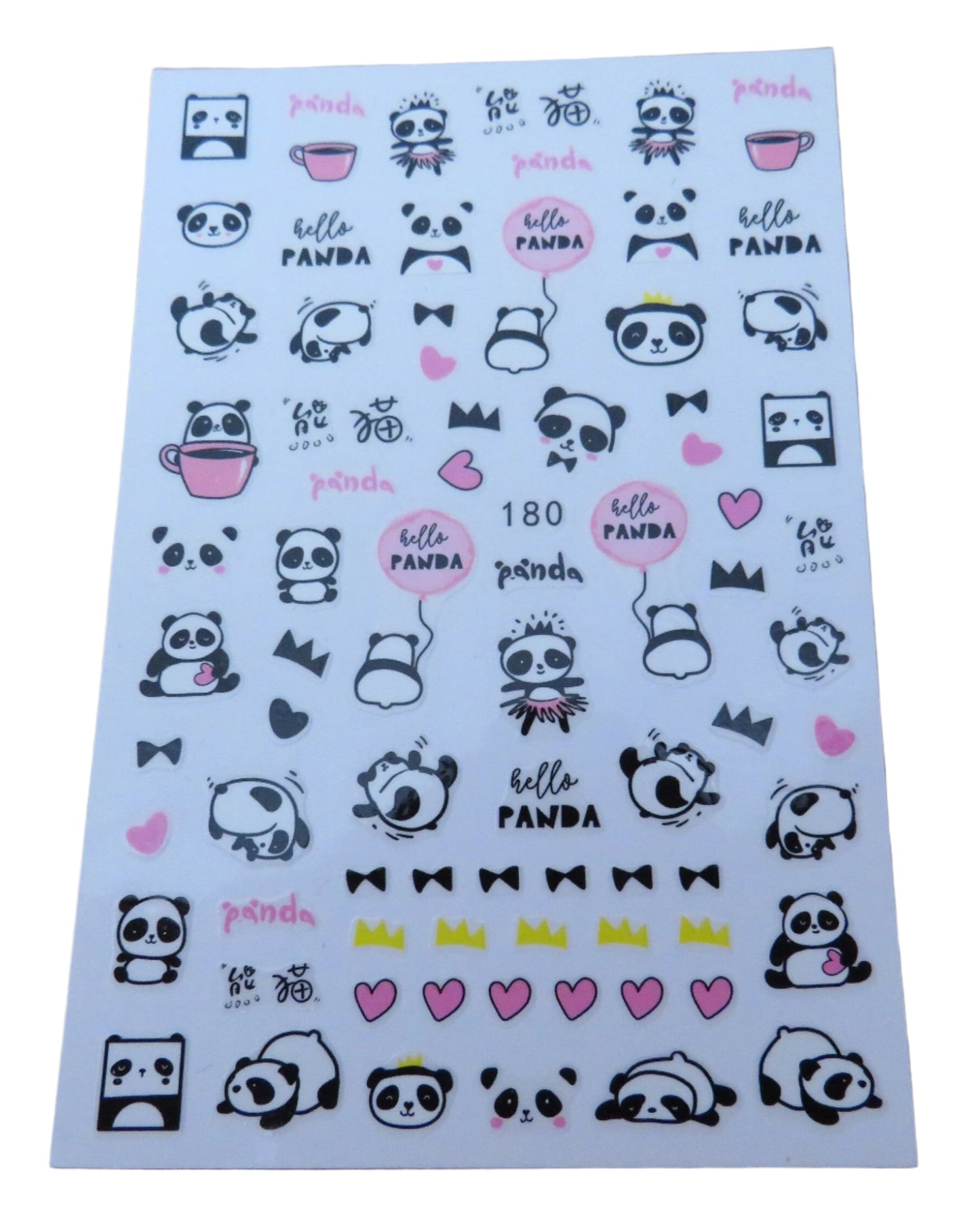 Panda Nail Art Stickers