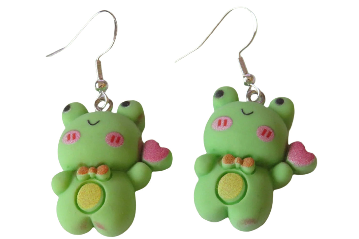 Heart Frog Earrings