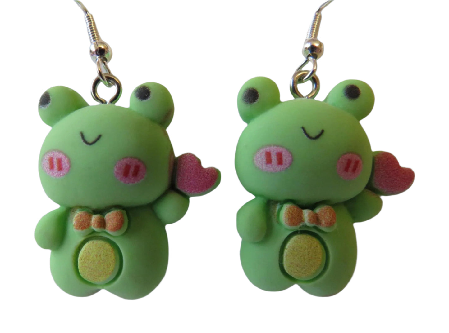 Heart Frog Earrings