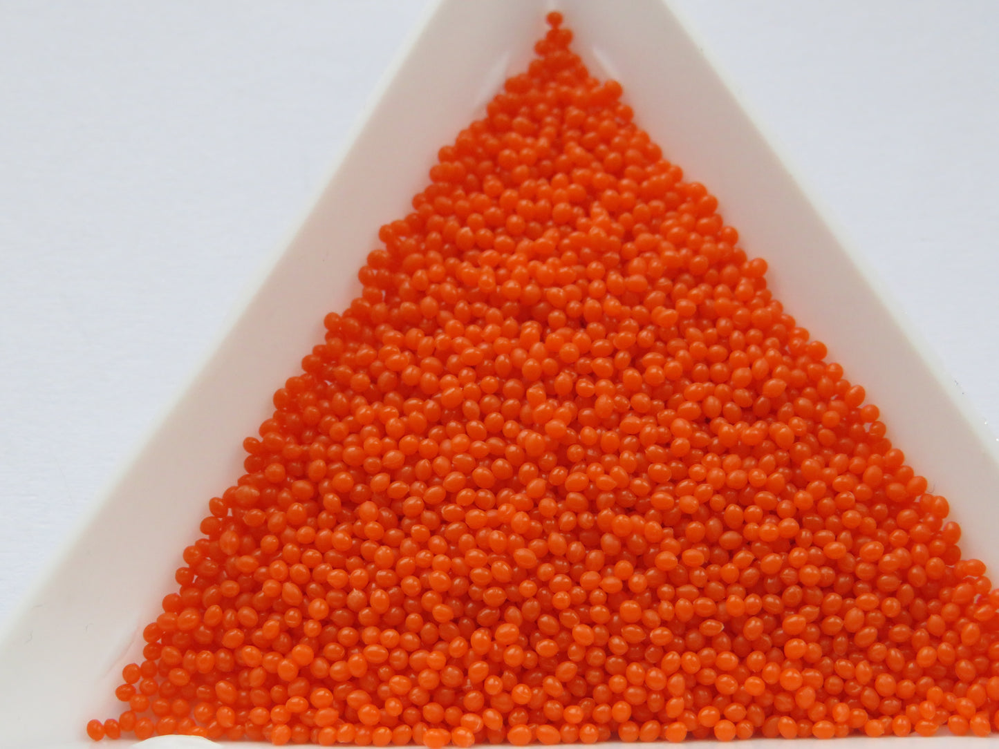 Orange Caviar Beads