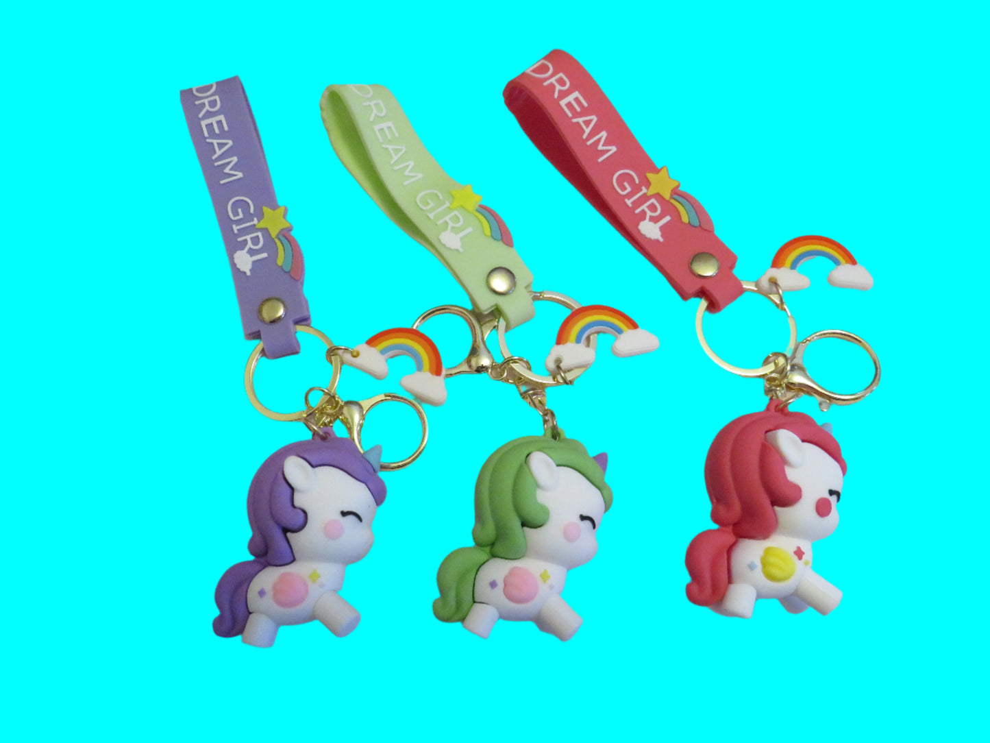 Unicorn Keyrings Assorted