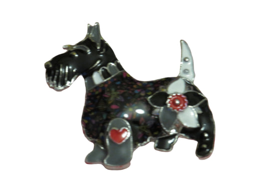 Scottie Dog Brooch