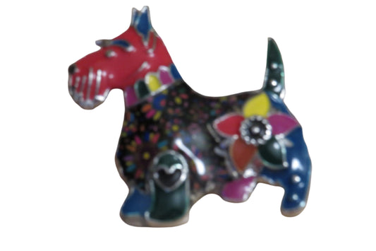 Scottie Dog Brooch