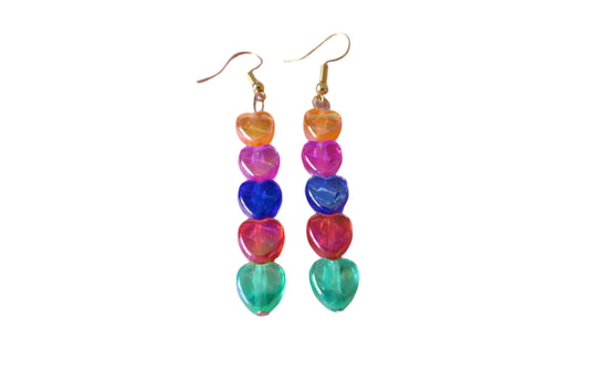 Heart Bead Earrings