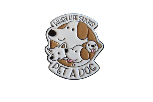 Dog Enamel Pin