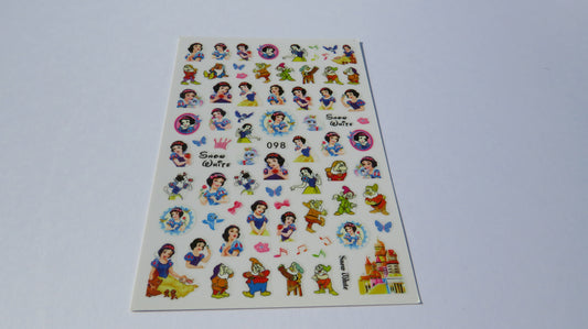 Snow White Nail Stickers