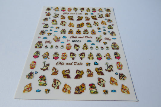 Chip and Dale Stickers