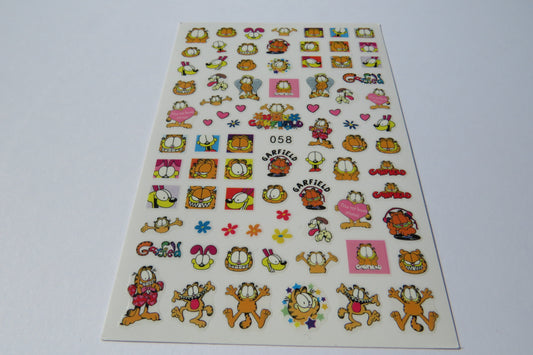 Garfield Nail Art Stickers