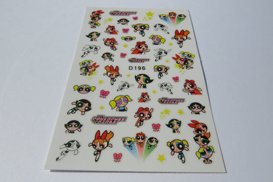 PP Girls Nail Art Stickers