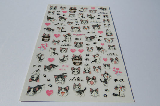 Cat Nail Art Stickers
