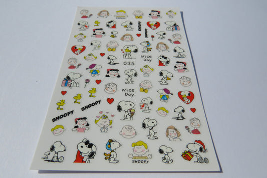 Snoopy Nail Art Stickers