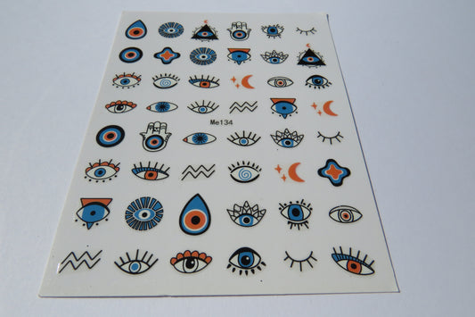 Eye Nail Art Stickers