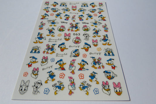 Donald Nail Art Stickers