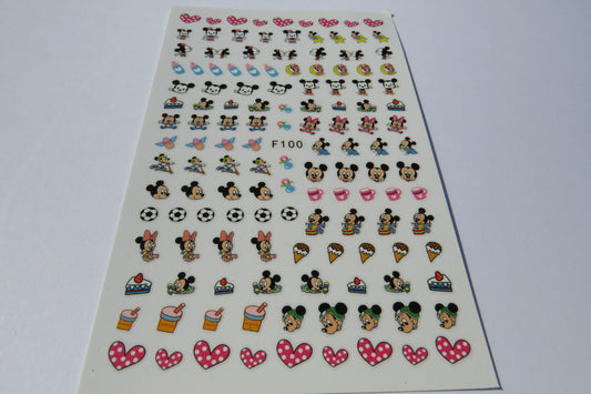 Mickey Nail Art Stickers