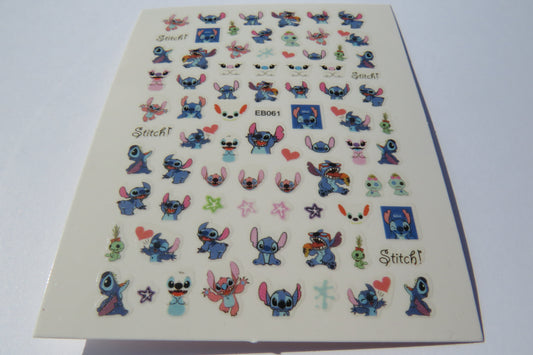Stitch Nail Art Stickers