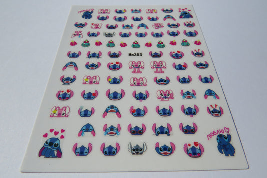 Stitch Nail Art Stickers