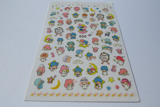 Twins Nail Art Stickers