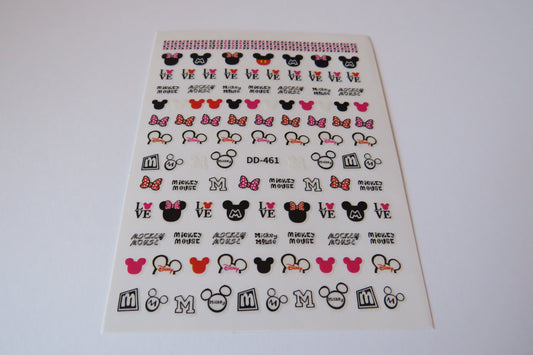 Mickey Nail Art Stickers