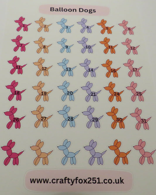 Dogs Sticker Journal Sheet