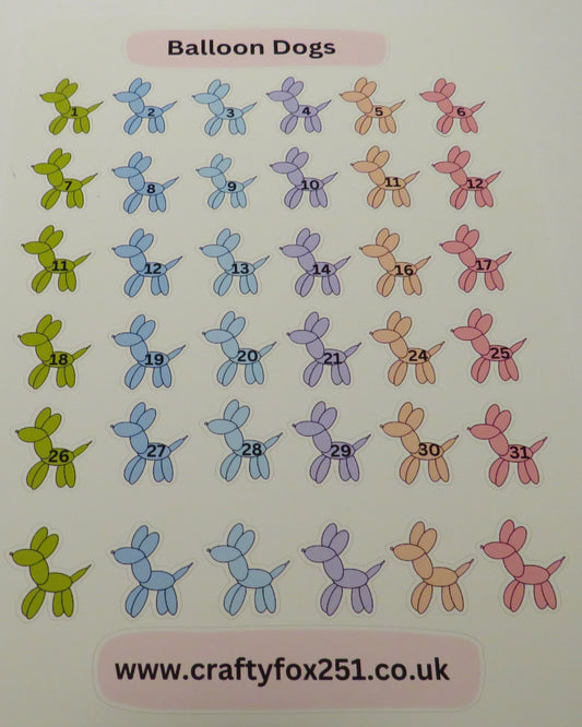 Dogs Sticker Journal Sheet