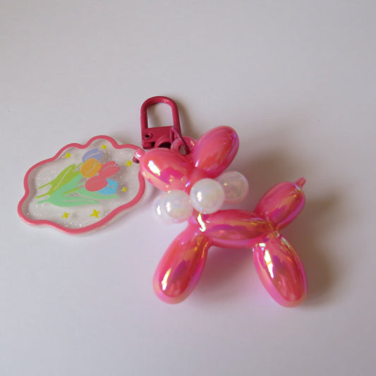 Balloon Dog Keychain