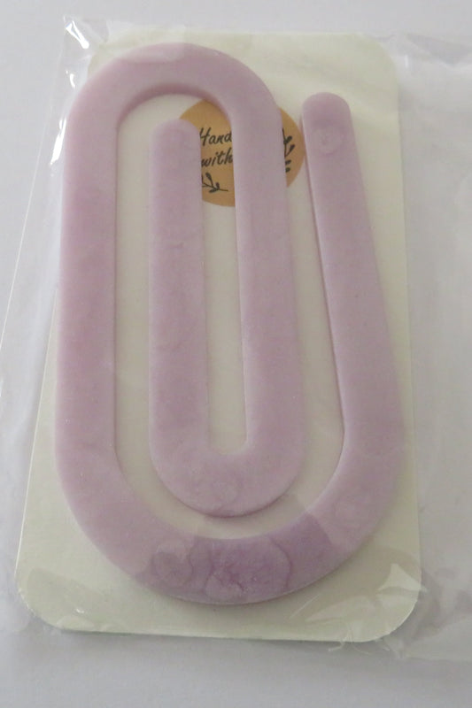 Resin Paper Clips Matt Lilac