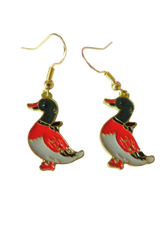 Duck Earrings