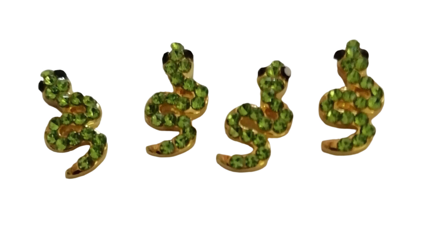 Snake Nail Charms