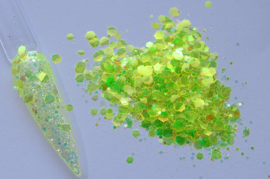 Lemon/Lime Chunky Glitter