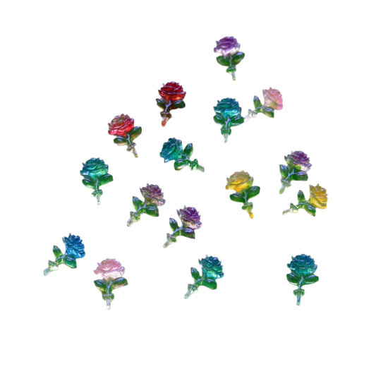 Rose Nail Charms