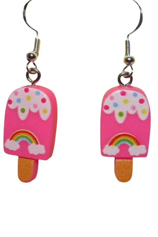 Rainbow Lollipop Earrings
