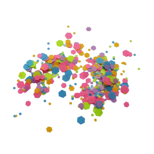 Hexagon Confetti Mix