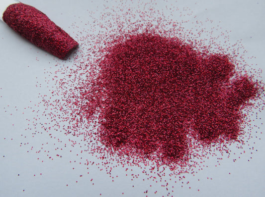 Red Lipstick Fine Glitter