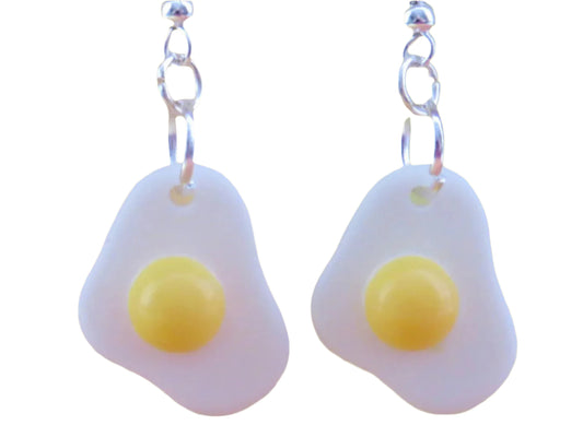 Fried Egg Earrings