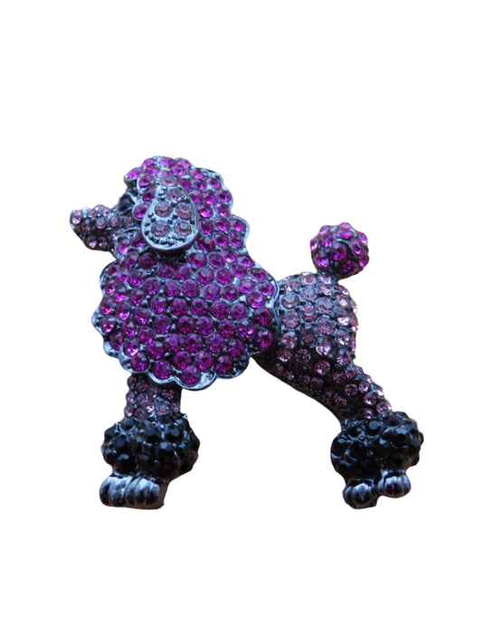 Poodle Brooch