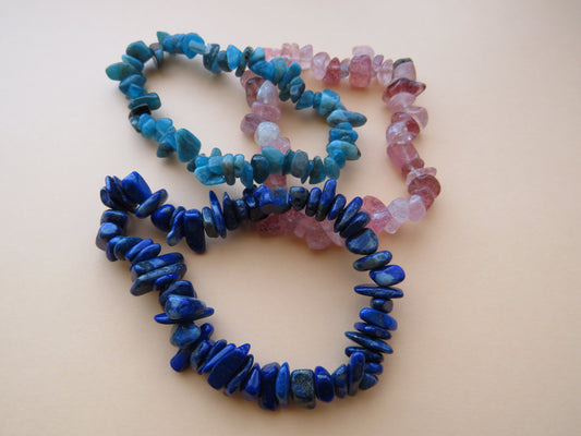New Natural Crystal Irregular stone bead chip Bracelets