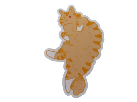 Crazy Cat Sticker